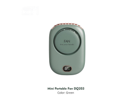 Alloet Kipas Angin Portable Model Kalung Leher Neck Fan 2000mAh DQ203